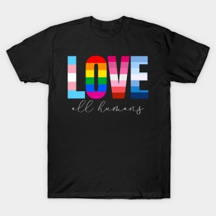 LGBT Pride Rainbow Love LGBTQ Pride Allyship T-Shirt